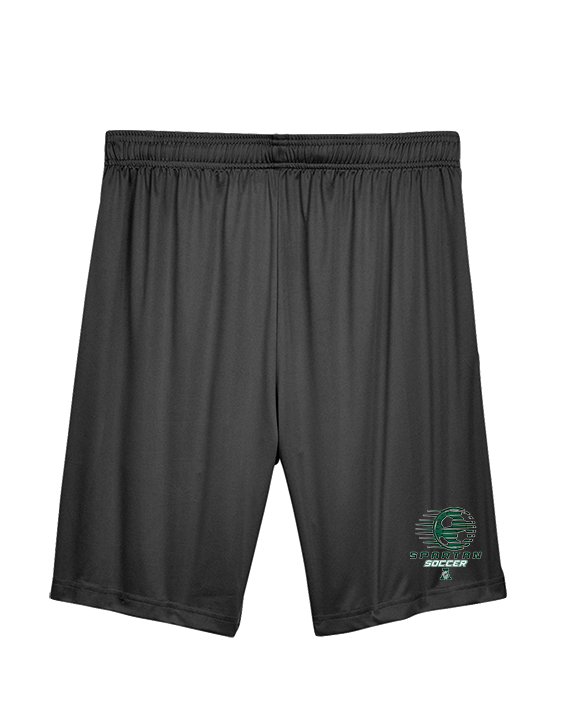 Athens Academy Soccer Ball - Mens Training Shorts with Pockets