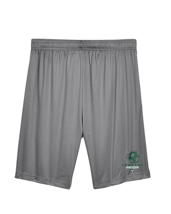 Athens Academy Soccer Ball - Mens Training Shorts with Pockets