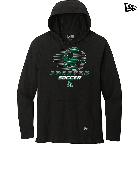 Athens Academy Soccer Ball - New Era Tri-Blend Hoodie