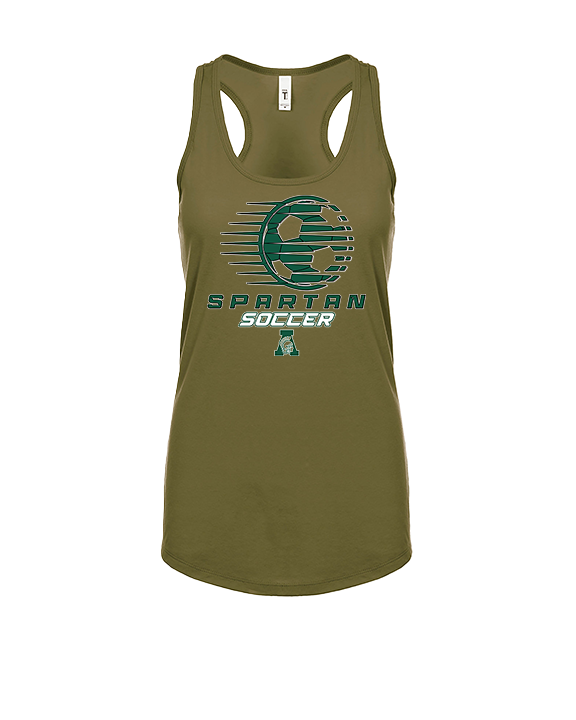 Athens Academy Soccer Ball - Womens Tank Top