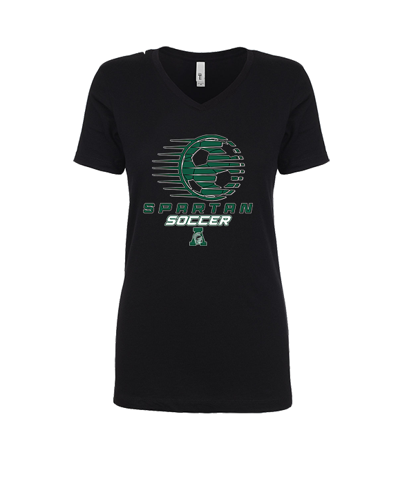 Athens Academy Soccer Ball - Womens Vneck