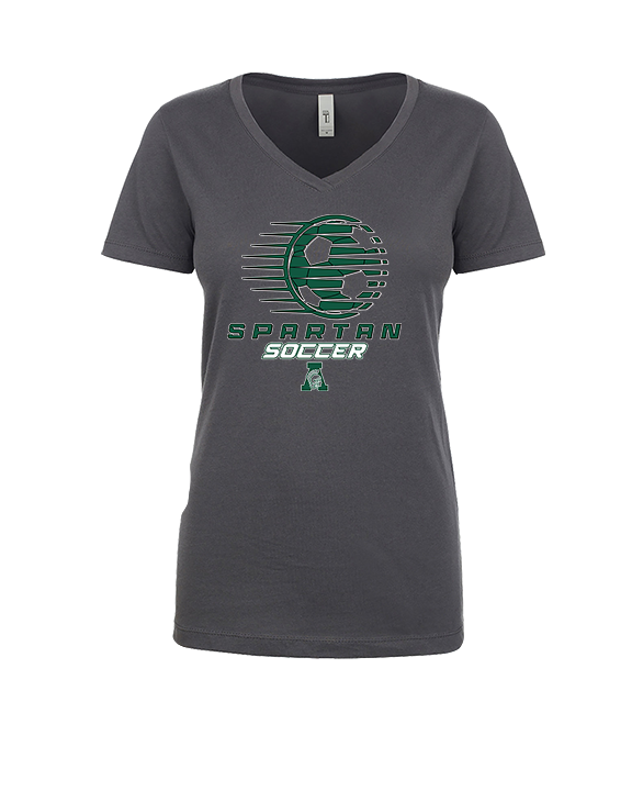 Athens Academy Soccer Ball - Womens Vneck