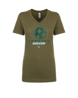 Athens Academy Soccer Ball - Womens Vneck