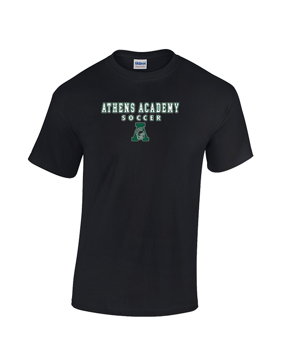 Athens Academy Soccer Block - Cotton T-Shirt