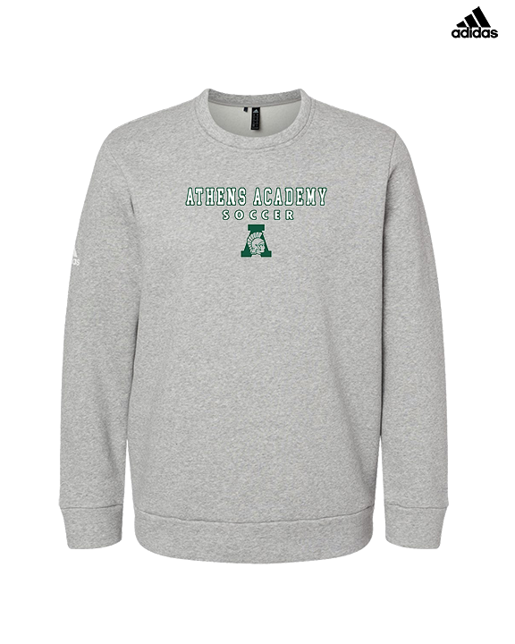 Athens Academy Soccer Block - Mens Adidas Crewneck