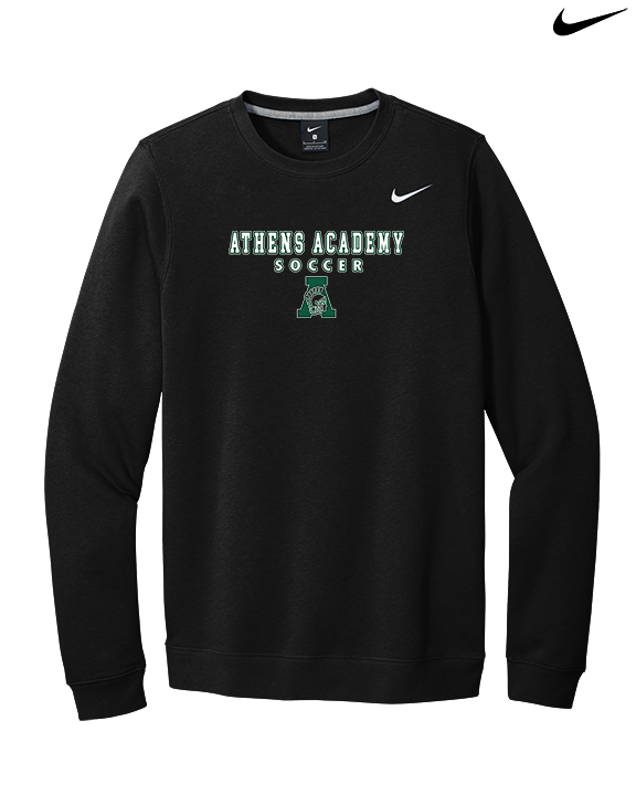 Athens Academy Soccer Block - Mens Nike Crewneck