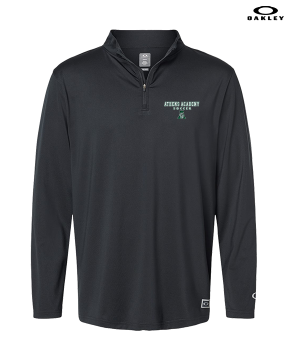 Athens Academy Soccer Block - Mens Oakley Quarter Zip