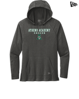 Athens Academy Soccer Block - New Era Tri-Blend Hoodie