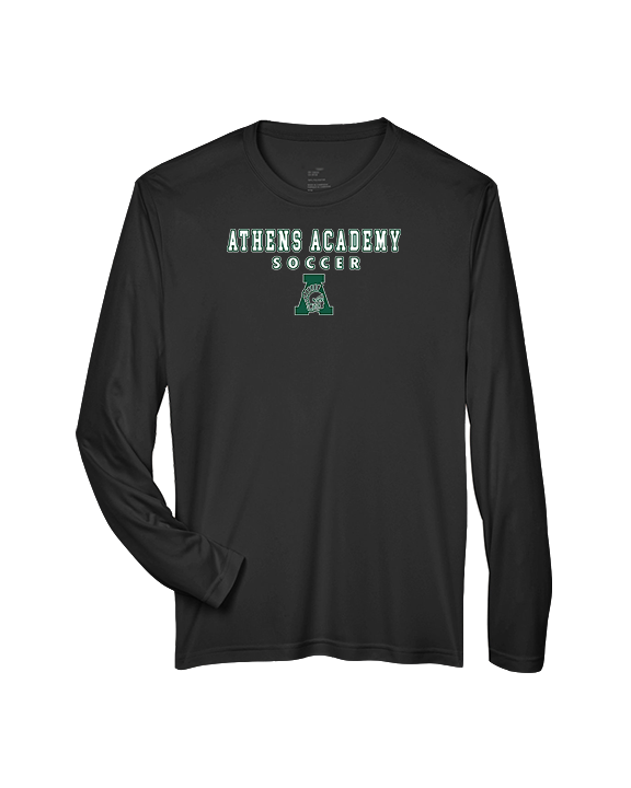 Athens Academy Soccer Block - Performance Longsleeve