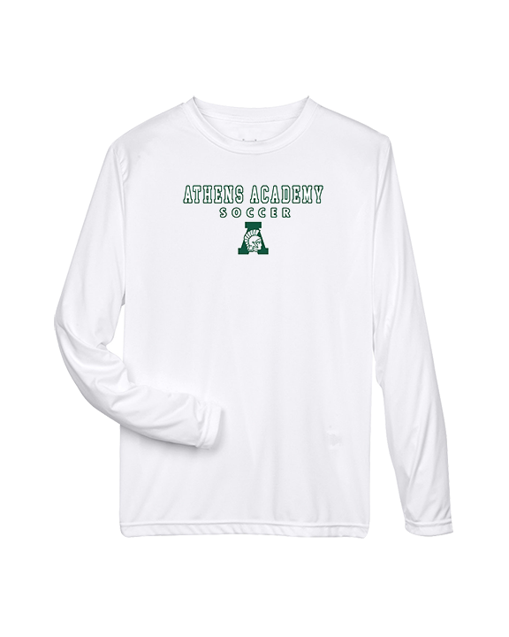Athens Academy Soccer Block - Performance Longsleeve
