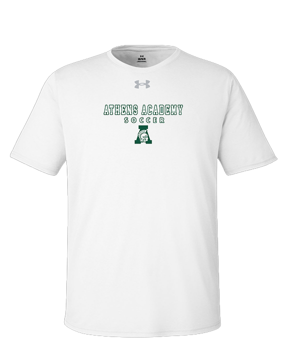 Athens Academy Soccer Block - Under Armour Mens Team Tech T-Shirt