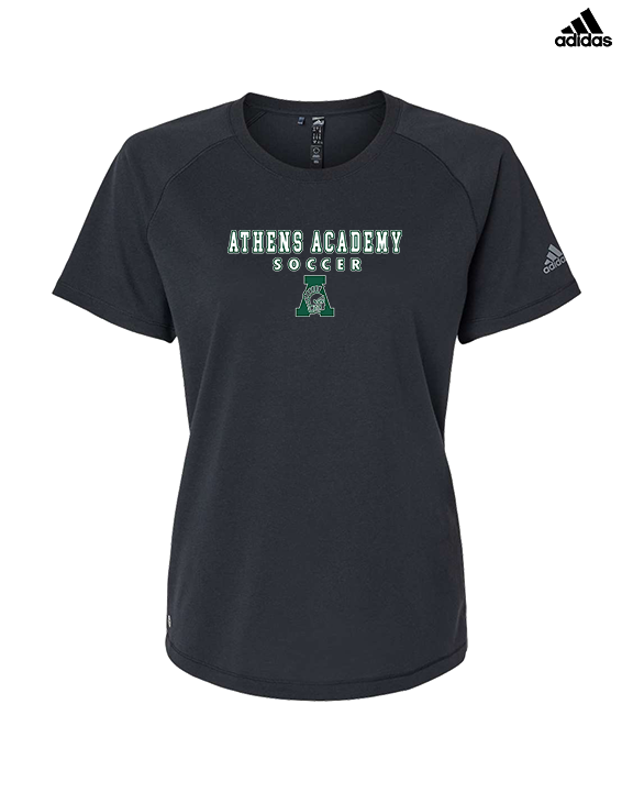 Athens Academy Soccer Block - Womens Adidas Performance Shirt