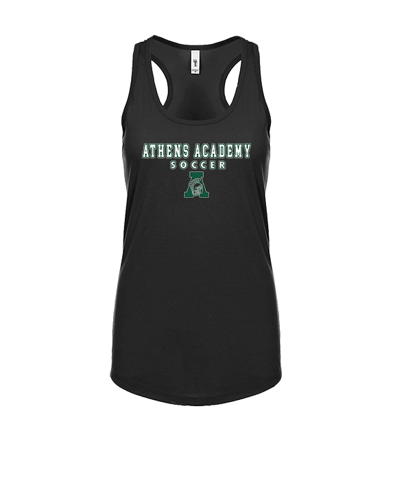 Athens Academy Soccer Block - Womens Tank Top