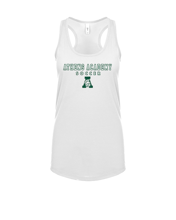 Athens Academy Soccer Block - Womens Tank Top