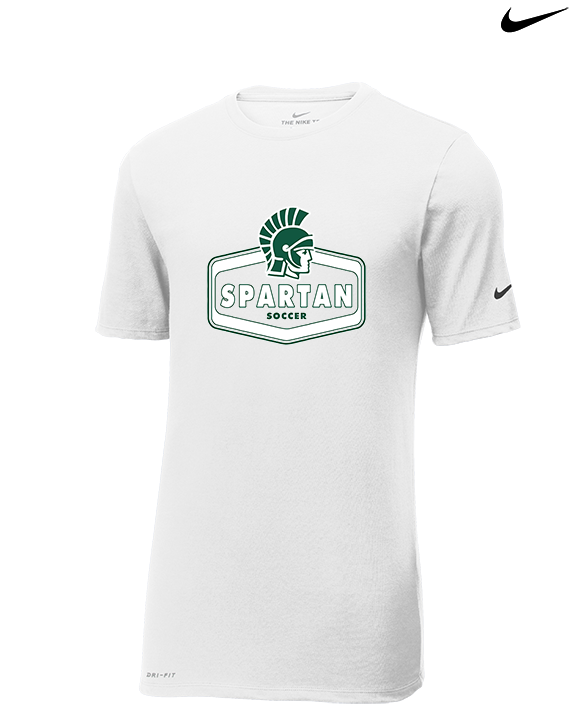 Athens Academy Soccer Board - Mens Nike Cotton Poly Tee