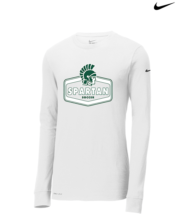 Athens Academy Soccer Board - Mens Nike Longsleeve