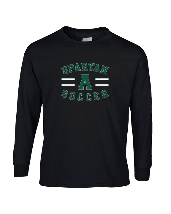 Athens Academy Soccer Curve - Cotton Longsleeve