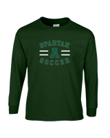Athens Academy Soccer Curve - Cotton Longsleeve