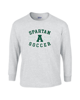 Athens Academy Soccer Curve - Cotton Longsleeve
