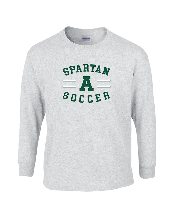 Athens Academy Soccer Curve - Cotton Longsleeve