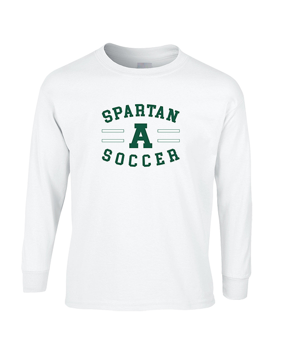 Athens Academy Soccer Curve - Cotton Longsleeve