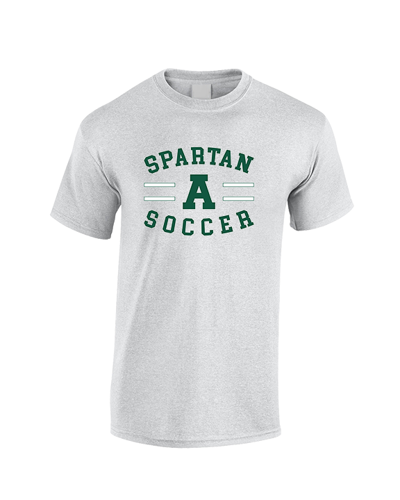 Athens Academy Soccer Curve - Cotton T-Shirt