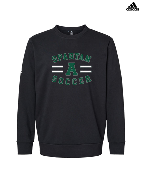 Athens Academy Soccer Curve - Mens Adidas Crewneck