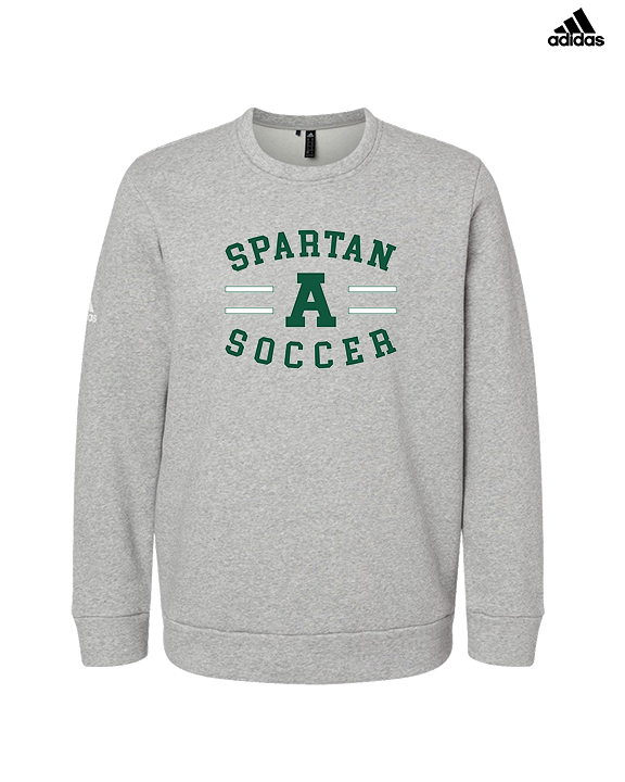 Athens Academy Soccer Curve - Mens Adidas Crewneck