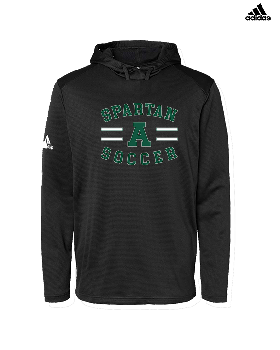 Athens Academy Soccer Curve - Mens Adidas Hoodie