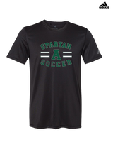 Athens Academy Soccer Curve - Mens Adidas Performance Shirt