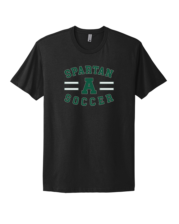 Athens Academy Soccer Curve - Mens Select Cotton T-Shirt