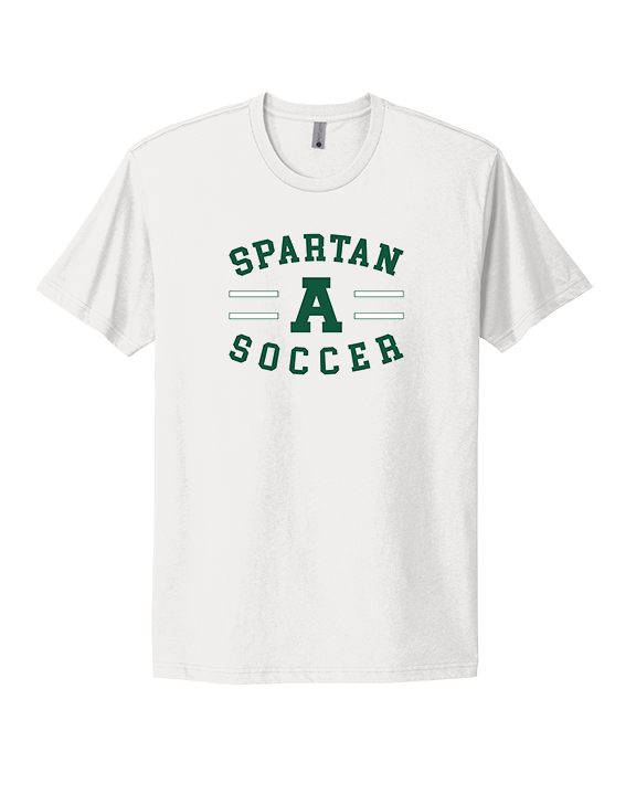 Athens Academy Soccer Curve - Mens Select Cotton T-Shirt