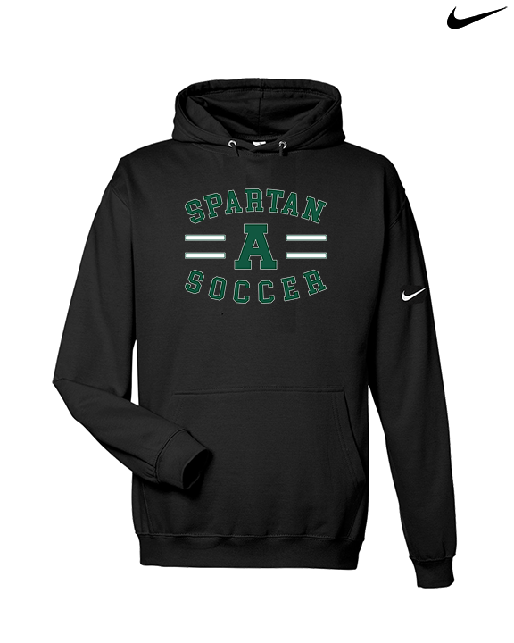 Athens Academy Soccer Curve - Nike Club Fleece Hoodie