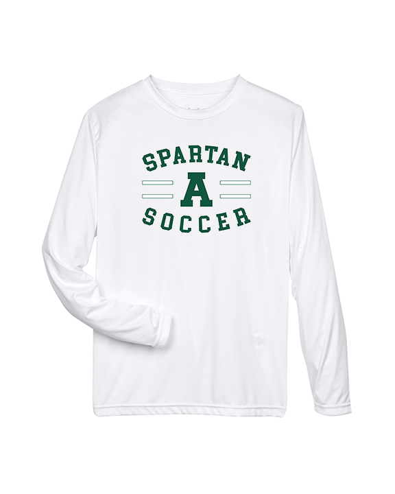 Athens Academy Soccer Curve - Performance Longsleeve