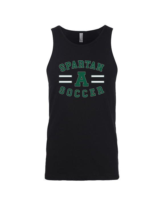 Athens Academy Soccer Curve - Tank Top