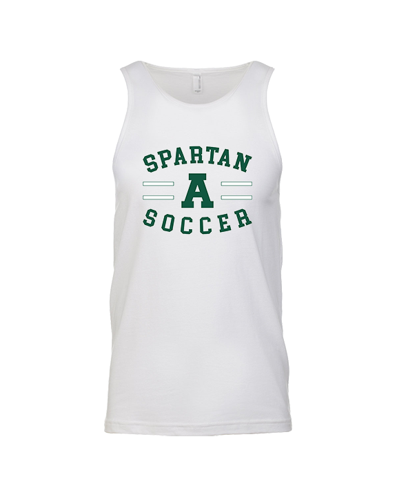 Athens Academy Soccer Curve - Tank Top