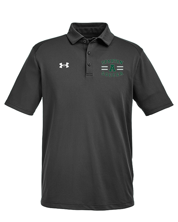 Athens Academy Soccer Curve - Under Armour Mens Tech Polo