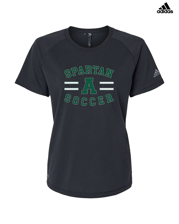 Athens Academy Soccer Curve - Womens Adidas Performance Shirt