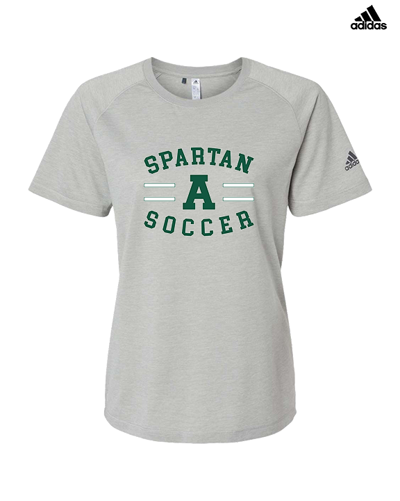 Athens Academy Soccer Curve - Womens Adidas Performance Shirt