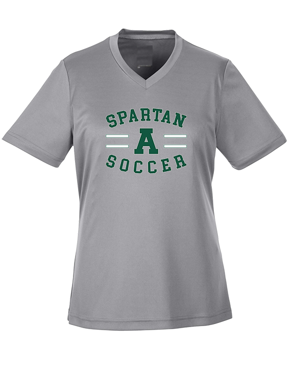 Athens Academy Soccer Curve - Womens Performance Shirt
