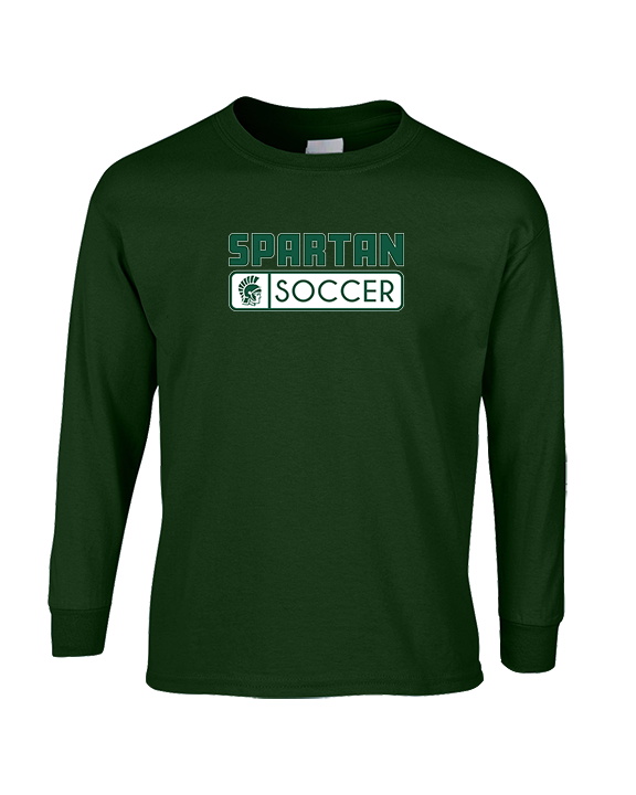 Athens Academy Soccer Pennant - Cotton Longsleeve