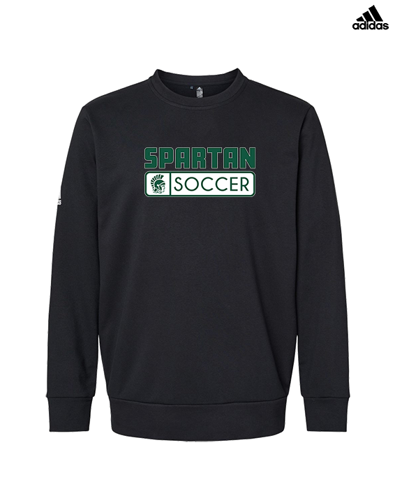 Athens Academy Soccer Pennant - Mens Adidas Crewneck