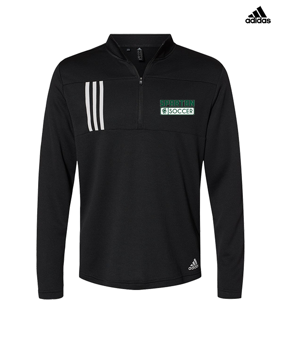 Athens Academy Soccer Pennant - Mens Adidas Quarter Zip