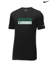 Athens Academy Soccer Pennant - Mens Nike Cotton Poly Tee