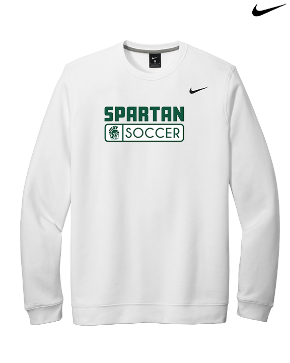 Athens Academy Soccer Pennant - Mens Nike Crewneck
