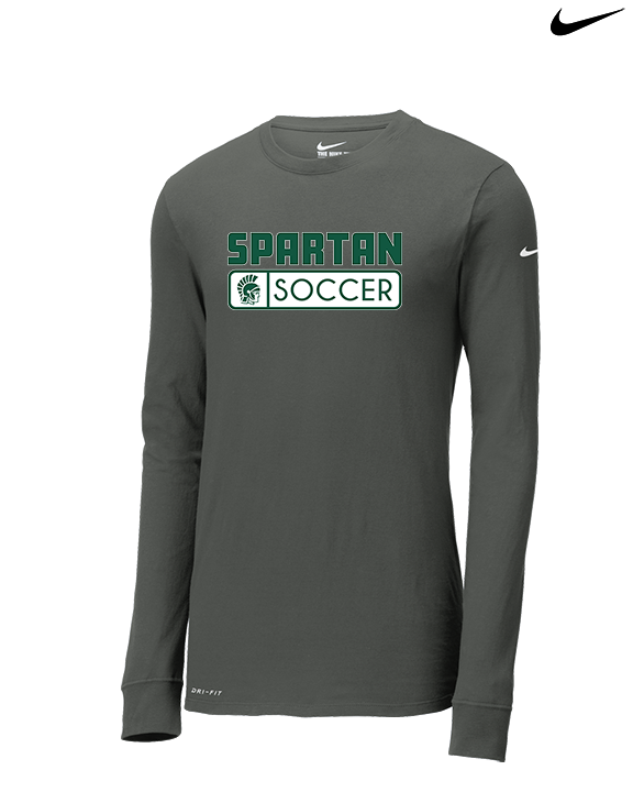 Athens Academy Soccer Pennant - Mens Nike Longsleeve