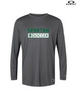 Athens Academy Soccer Pennant - Mens Oakley Longsleeve
