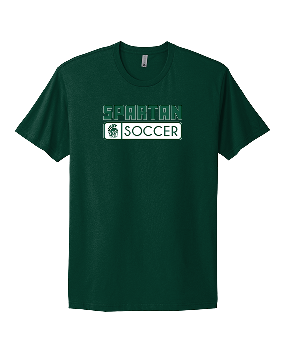 Athens Academy Soccer Pennant - Mens Select Cotton T-Shirt