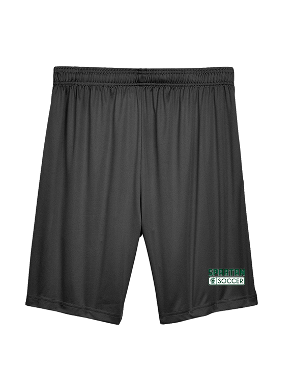 Athens Academy Soccer Pennant - Mens Training Shorts with Pockets