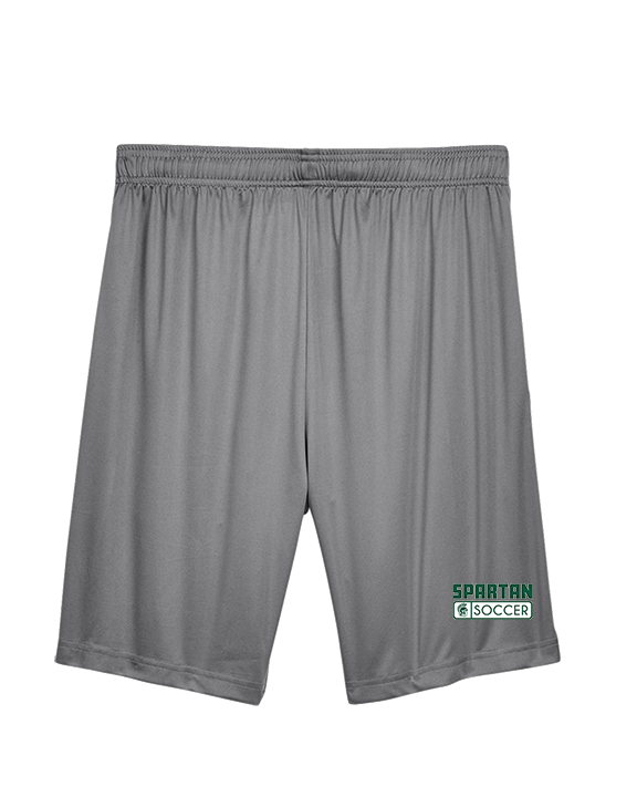 Athens Academy Soccer Pennant - Mens Training Shorts with Pockets